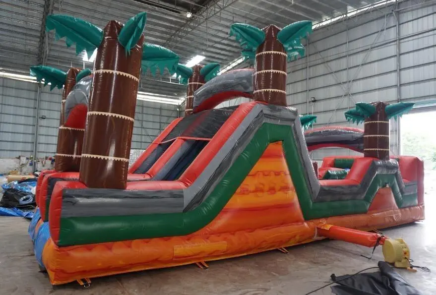 35 Foot Inflatable Obstacle Course Attraction for Event Production in Las Vegas