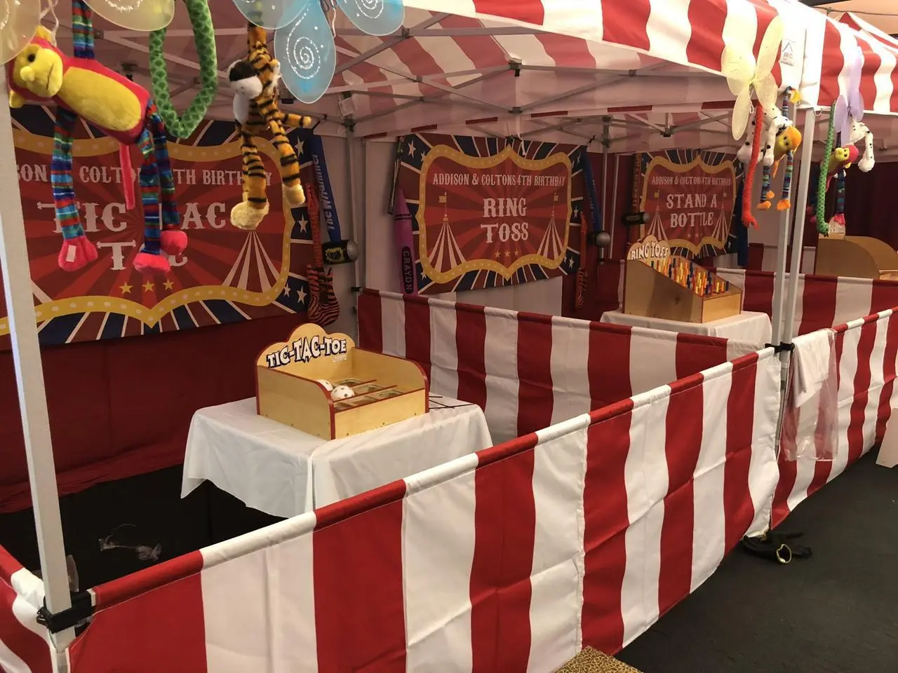 Carnival Game Booth Tic Tac Toe Ring Toss Birthday Party Event Production Las Vegas