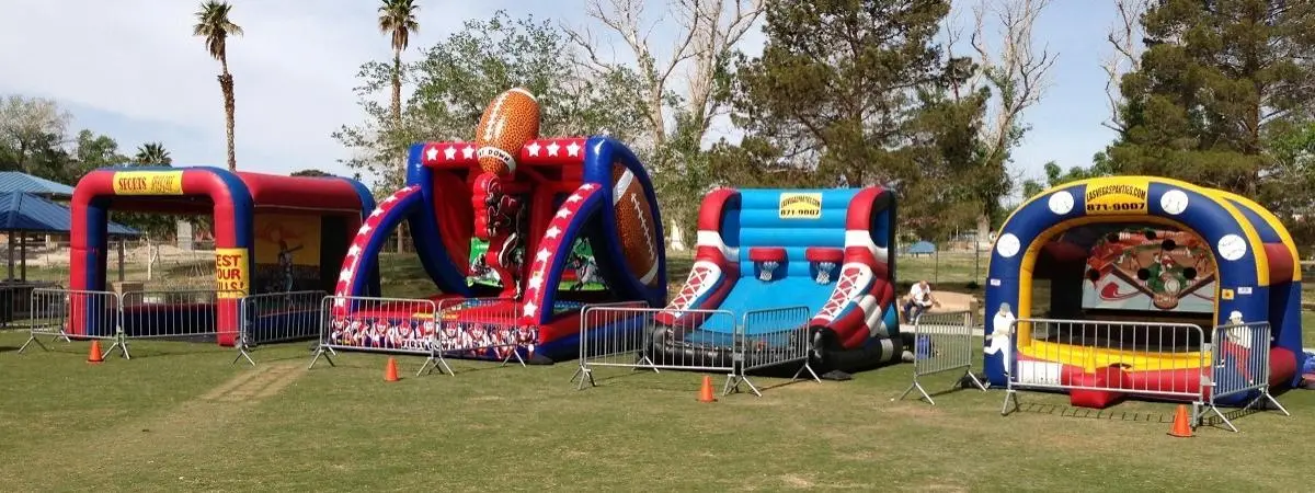 Sports Themed Inflatables Outdoor Event Attractions Header Las Vegas