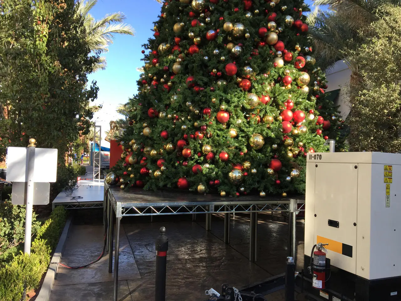 Outdoor Event Generator Power Infrastructure Event Production Las Vegas