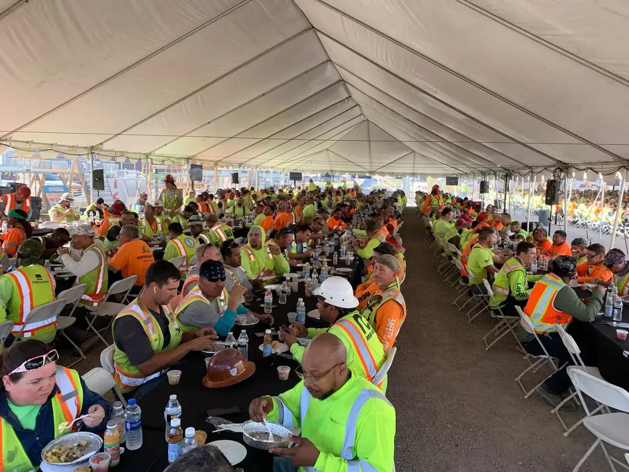 Construction groundbreaking ceremony event production in Las Vegas