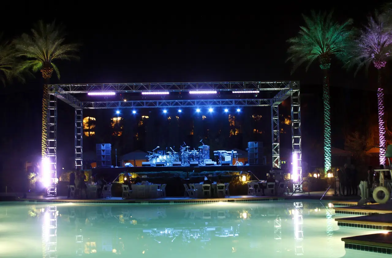 Professional Concert Stage Production Las Vegas Event Rental
